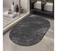 Bath runner mat， Bath Mats Non Slip, Stone Bath Mat Quick Dry Absorbent Bath Mat, Bath Mats for Bathroom, Bathroom Mats Rug Carpet, Bathmat, Bath Matt, Baths Mats, Grey 60x120cm ( Size : 40x60cm(16x24