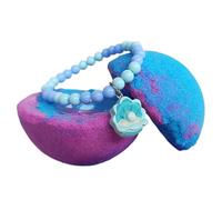 Bath Salt Ball, Quick Dissolving, Cleansing and Relaxing for the Body - Bracelet Inside Shower Salt Ball, for Birthdays, Girls, Toddlers, Teenagers, Home, Travel, Bathroom and
