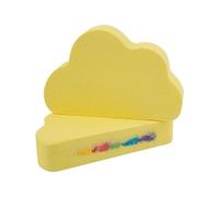 Bath Salt Balls - Cirrus Fizzy Soaper, 1 Piece Floating Puffy Washer for Soaking Tub, Effervescent Sky with Gentle Suds, Personal Care, Stratus Pellet for Cabin, and Inn