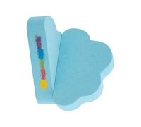 Bath Salt Balls - Cirrus Fizzy Soaper, 1 Piece Floating Puffy Washer for Soaking Tub, Effervescent Sky with Gentle Suds, Personal Care, Stratus Pellet for Cabin, and Inn