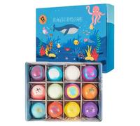 Bath Salt Balls - Sea Creature Style Shapes, Soft Foaming Cleansing Mix, Skin-Friendly Formula, Slow Dissolving Bath Effect, For A Relaxing Soak, Self-Care, SPA, Home