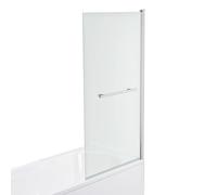 Bath Screens Glass Panel Enclosure Shower Screen VeeBath - (Jade Square with Rail