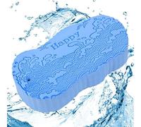 Bath Scrub Sponge - Shower Sponge | Soft Body Scrubber for Gentle Skin Cleansing | Snacking Bath Body Scrubber | Super Soft | Double-Sided Massage Sponges | Reusable Cleansing Tool | Shower for Ad