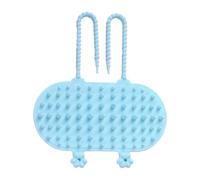 Bath Scrubber, Washing Brush, Reusable Gentle Bristles Flexible Design Easy Cleaning Soft Touch, Pet Brush for Grooming, Shedding, Massaging, 4.72 x 2.36 inches