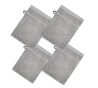 Bath Scrubbing Mittre - Set 4 Reusable Towel Gloves, Lightweight Cotton Earths, Portable Shower Skin Care | Quick Dry Cleaning Towels for Kids