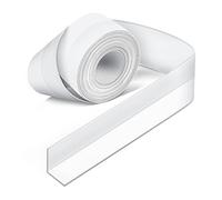 Bath Sealant Strip, 11ft Simple Seal Tape, Anti Mould, Self Adhesive, White Caulk Strip for Kitchen, Bathroom, Toilet, Bathtub, Wall Corner