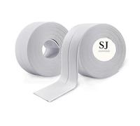 Bath Sealant Strip Self Adhesive 22mm x 3.35m Roll - Waterproof Bathroom Sealant Tape with Sealing Tool - Caulk Strip for Toilet, Bathtub, Shower, Sink, Wall Corner, Kitchen (22mm x 3.35m)