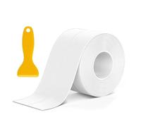 Bath Sealant Strip Self Adhesive 8M*5CM, Waterproof Wide Caulk Strip Sealant Tape, Strong Sticky Simple Seal Tape for Bathroom, Kitchen, Toilet, Wall Corners - Strong Adhesive, Leak-Proof
