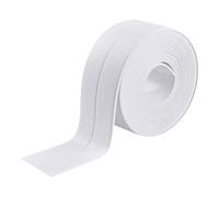 Bath Sealant Strip Self Adhesive Sealant Tape Waterproof Sealing Tape 5m /16.4ft Caulk Tape White Durable Tape for Toilet Bathtub Kitchen Shower Wall Corner