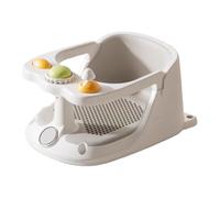 Bath Seat Baby from 6 Months, Bear Non-Slip Bath Seat Cushion for , Strong Suction Cups, Ergonomic Shower or Bath