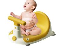 Bath Seat, Bath Seat, Children's Shower Stool, Cartoon Motorcycle, Portable Non-Slip Bath Seat for Sitting Showers