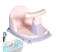 Bath Seat for Babies - Ergonomic Back Support Design, Resilient Construction, Hands Free Bathing Aid, Compact Tub Insert with Comfortable Seating | Must Have Safety Device for Newborns Toddler