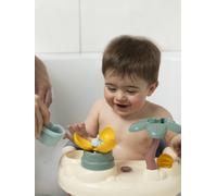 Smoby Little Bath Seat - Activity Tray - Paddle Wheel, Cup, Sprinkler Palm Tree, Suction Cups Included, Magic Flower, Octopus - From 6 Months - Made in France