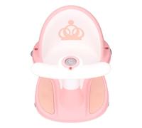 Bath Seat for Toddlers, Comfortable, Easy to Clean, Safe, Multifunctional Portable Baby Bath Seat for the Living Room (Pink)
