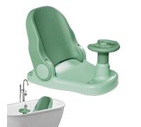 Bath Seat, Sit-Up Bath Seat for Babies, Shower Seat for with Adjustable Backrest, Portable Bath Seat, Suction Cup Bath Stool for Sit-Standing Bathroom