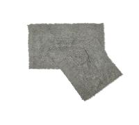 Tumble Twist Pure Cotton 2pc Bath set in Silver - TJ Hughes
