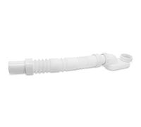 Bath Shower Drain Flat P-Trap 1 1/2" Flexible Low Profile Bathtub Shower Drain Pipe Freestanding Tub Drain for Acrylic Bathtubs