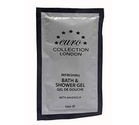 Bath & Shower Gel Body Wash for Normal Dry & Sensitive Skin Refreshing Bath & Shower Gel Bath & Shower Gel Suitable for Body Hotels B&B Guest House Euro 10 Ml Sachets (Pack of 1000)