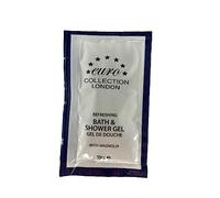 Bath & Shower Gel Body Wash for Normal Dry & Sensitive Skin Refreshing Bath & Shower Gel Bath & Shower Gel Suitable for Body Hotels B&B Guest House Euro 10 Ml Sachets (Pack of 250)