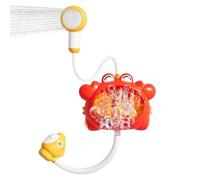 Bath Shower Head Toy | Crab Bubble Spitting Bathing Entertainment Toy - Bath Time Fun Shower Head | for Children Home Bathroom Bathtub Travel