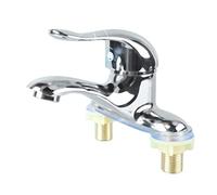 Bath Shower Mixer Tap Zinc Alloy Single Handle Hot and Cold Water 2 Hole Sink Faucet for Home Hotel Bathroom Tub
