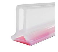 Bath shower screen door seal Shower accessories for Wet and Dry Separation | Silicone Wet Room Bathroom Floor Seal Screen Door Seal Strip Prevents Overflow of Water (Transparent,50 cm/19.68 in)