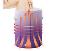 Bath Soak Tub - Massaging Anti-Tip Folding Bucket for Relaxing Spa at Home or Travel, Comfortable Feet Soak for Seniors, Adults, Athletes, Men and Women, Ideal for Hotel, Dorm, Bathroom and Spa C