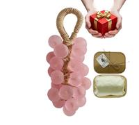 Bath Soap - Grape Shape Handmade Cleanser, Natural Organic Bar Soaps, Gentle Moisturizing Formula, Skin Friendly Nourishing, Hygiene Soap, Facial Body Soaps for Men, Women, Kids, Baby, Home, Travel