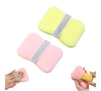 Bath Soap Sponge, Body Wash Sponges for Showering, Soft and Durable Shower Set, Body Scrubber, Shower Sponge Exfoliating Mesh Pouf for Women Men Bathing Accessories (CD,2pcs)