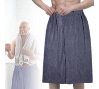 Bath & Spa Adjustable Bathing Cover-Up for Elderly, Senior, Disabled Women - Provides Privacy & Assists Caregivers, Quick-Drying, Non-Slip(Men's Size: 31" x 60")