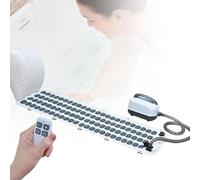 Bath Spa Massage Mat with 114 Nozzles, 6 Adjustments, Non-Slip Air Bubbler for Relaxing Home Bathtub Use