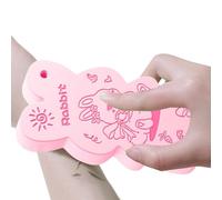 Bath Sponge - 3D Skin Sponge | Scrub | Cute Bunny Body Design | Back Wash for Face Convenient Portable | Travel Camping Daily Care