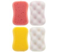 Bath Sponge 4pcs Sponge Exfoliating Skin-Friendly for Shower Bathroom
