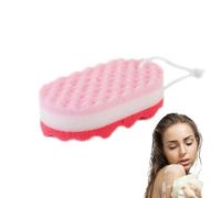 Bath Sponge Body Scrubber - Durable Soft Bathing Foam Rub, Wave Texture Exfoliatng Mesh Deep Cleanse | Luxury Spa Accessories for Birthday Easter Aniversary Christmas Gift Home Bathroom