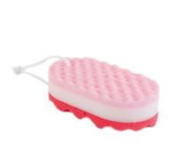 Bath Sponge Body Scrubber - Gentle Body Sponge and Bath - Three-Layer Foam Rub Soft Bathing Towel for Family Friends Collegues