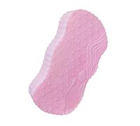 Bath Sponge, Double Side Kids Bath Sponges, Soft Body Shower Scrubber - Gentle On The Skin, Durable and Long Lasting, Bathing Accessory for Children and Adults (Pink)