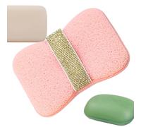 Bath Sponge, Foaming Pouch, 3.35x4.72in Soft Remove Skin texture, Quick Dry, Shower Cleaning Tool for Use at Home, Gym, or Travel, Making Your Bath Experience Refreshing and Convenient.