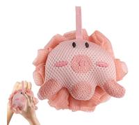 Bath Sponge for Kids - Soft Animal Shaped Shower Scrubber for Kids with Gentle PE Mesh | Lightweight, Grippy, Fun, Playful Design Promotes Independent Washing and Makes Rich