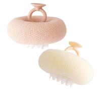 Bath Sponge Sunflower Design - 2 in 1 Body Scrubber | Body Scrubber | Bath Sponge for Shower Spa Travel Gym Beach Gentle Bodies Cleaner for Women Men Girls Boys Equipments