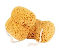 Bath Sponges,2 Pcs Natural Sponge Honeycomb,Larger Shower Sea Sponge for Women Men,Exfoliating Deep Cleansing,Ultra-Soft for Sensitive Dry Skin (Yellow)