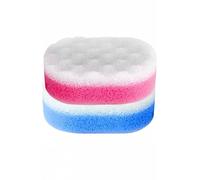 Bath Sponges for Adults & Kids - Exfoliating Body Scrubber Loofah, Double-Sided Soft Shower Sponge for Sensitive & Dry Skin - Gentle Cleansing & Relaxing Foam - Pack of 2