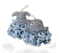 Bath Sponges for Shower 2 Piece Soft Mesh Sea Animal Bathing Pouf Balls