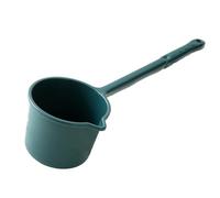 Bath Spoon, Water Scoop Cup Long Handle Shockproof Multifunctional for Kitchen Cooking (Dark Green)