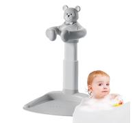 Bath Stand - Anti-Slip Base Shower Stand Standing up Bath Support - Portable Helper Adjustable Bathing Seat for Kids Mother