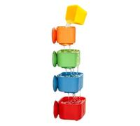 Bath Suction Toy for Kids Waterfall Stacking Cup Bathroom Game