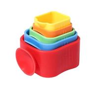 Bath Suction Toy for Kids Waterfall Stacking Cup Bathroom Game