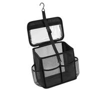 Bath Supplies Organizer Oxford Fabric Holder, Center Compartment, Five Side Pockets, Vertical Bathroom Access Dorm Shower Organizer Mesh Bath Holder Bathroom Pocket Drainable Shower Storage Gym Wash