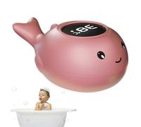 Bath Temperature Toy - Digital LED Bathtub Temp Gauge | Digital Bath Water Temperature Gauge with 3 Color Backlit Floating Toy for Toddler