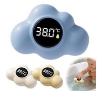Bath Thermometer, Digital Floating Water Thermometer with 3-Colour LED Display, Bath Water Monitor, Tub Temperature Gauge, Clear Display & Fast Readings