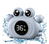 Bath Thermometer - Duck & Crab Floating Water Temperature Gauge, Digital Real-Time Monitor For Newborns & , Top Performance 2026 Bathtub Safety Toy, Waterproof &